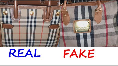 authentic burberry bag vs fake|how to authenticate burberry bag.